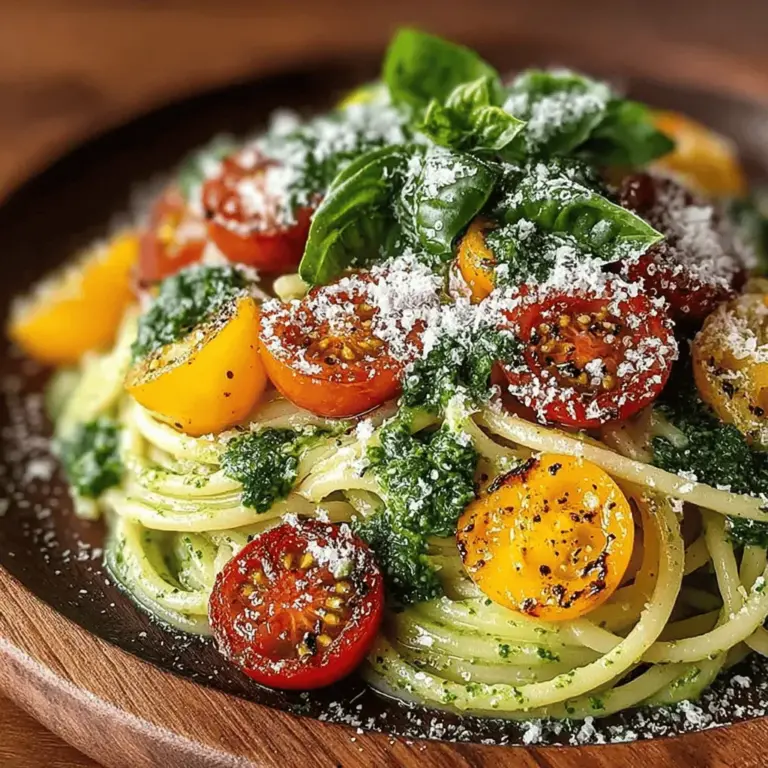 As the warm days of summer approach, there's nothing quite like a fresh and creamy pasta dish to celebrate the season's vibrant flavors. Avocado Basil Bliss Pasta is a delightful creation that brings together the velvety richness of ripe avocados and the aromatic freshness of basil, culminating in a dish that's not only indulgent but also incredibly nutritious. This recipe stands out for its simplicity and speed of preparation, making it an ideal choice for busy weeknights or casual gatherings with friends and family.