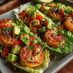 Zesty Garlic Lime Shrimp Lettuce Wraps: A Flavorful and Healthy Delight