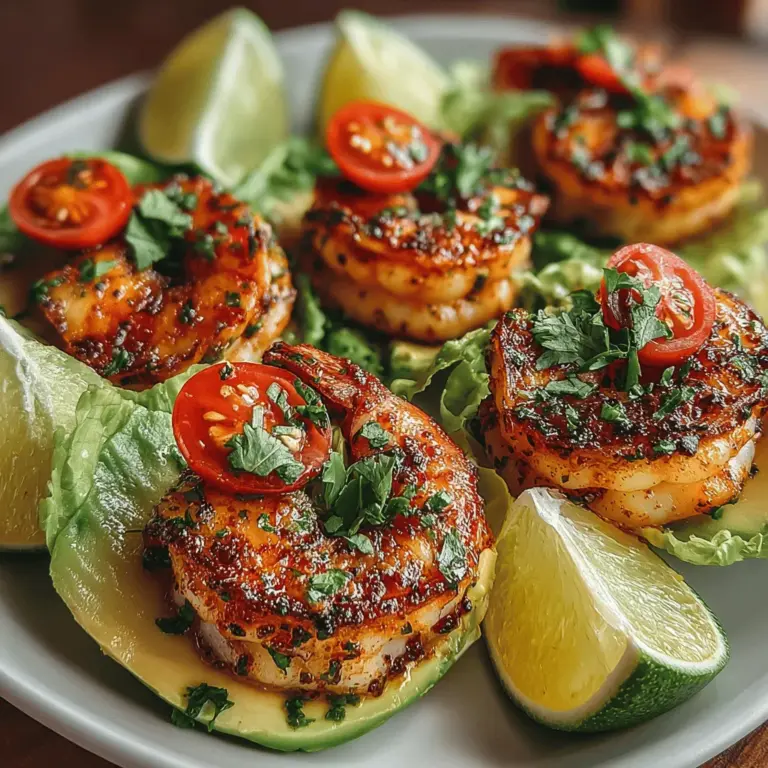 Shrimp is a popular choice among seafood lovers for its versatility and lean protein content. Not only is it delicious, but it also cooks quickly, making it an ideal option for busy weeknight dinners. In recent years, lettuce wraps have gained traction as a healthy alternative to traditional tacos, offering a fresh and light way to enjoy flavorful fillings. This recipe for Zesty Garlic Lime Shrimp Lettuce Wraps showcases the delightful combination of succulent shrimp, a zesty garlic lime marinade, and crisp lettuce, creating a dish that is both satisfying and health-conscious.
