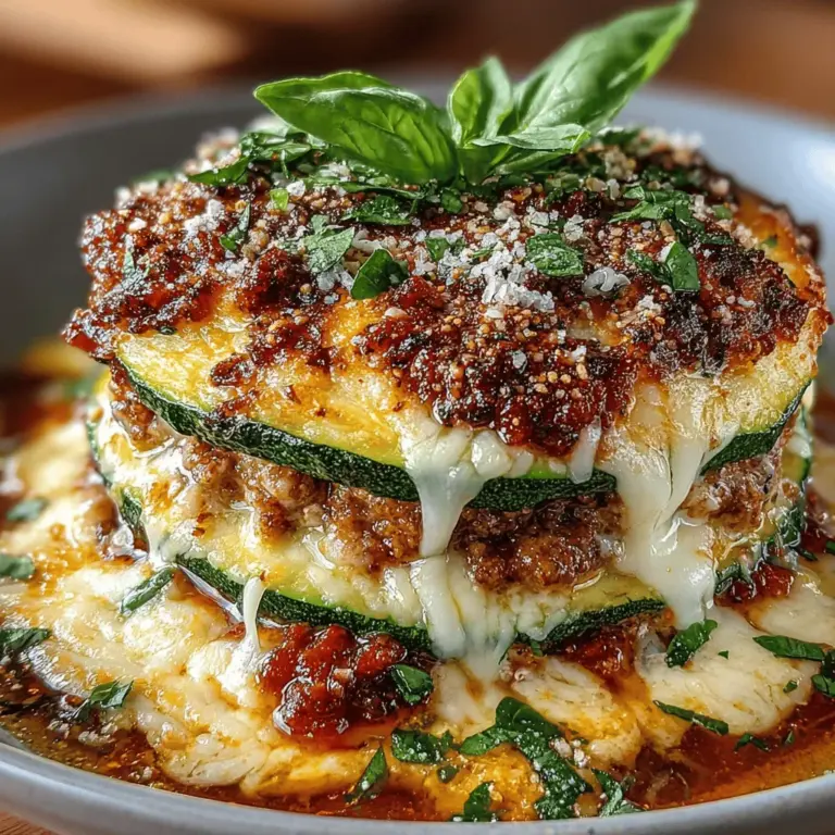 In recent years, there has been a noticeable shift in dietary preferences as more individuals gravitate toward low-carb and healthy eating trends. This movement is not merely a fleeting fad; it reflects a growing awareness of the importance of nutrition and the desire to maintain a balanced lifestyle. As a result, traditional dishes are being reinvented to fit these modern dietary needs without sacrificing flavor or enjoyment. One such delightful creation is the Zucchini Noodle Delight Lasagna, a nutritious and delicious alternative to the classic lasagna that utilizes zucchini noodles instead of pasta.