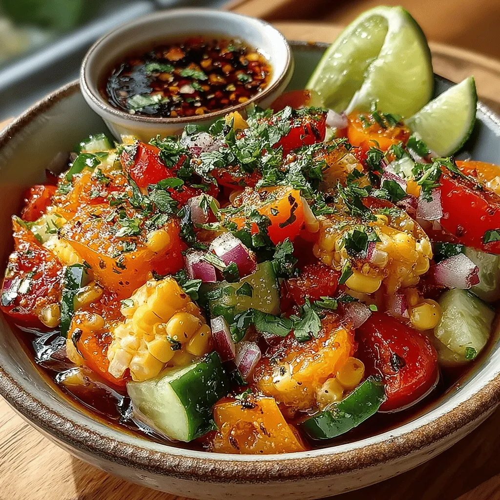 As the sun shines brighter and the days grow longer, the bounty of summer arrives in full force, bringing with it an array of vibrant, flavorful ingredients perfect for refreshing dishes. One such dish is the Sun-Kissed Tomato & Corn Delight, a salad that captures the essence of summer with its bright colors and irresistible flavors. This delightful salad combines sweet, juicy tomatoes and tender corn, creating a harmonious blend that is not only visually stunning but also packed with nutrients.