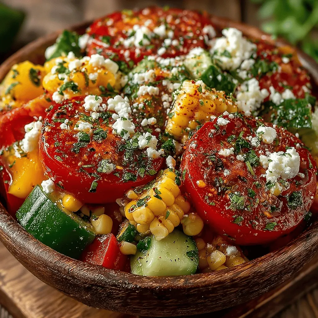 As the sun shines brighter and days grow longer, summer invites us to indulge in the vibrant flavors of seasonal produce. Among the many delightful dishes that celebrate this time of year, the Bright & Zesty Summer Tomato and Corn Salad stands out as a refreshing staple. This salad not only captures the essence of summer with its colorful ingredients but also offers a burst of flavor that makes it the perfect addition to any meal, whether you're enjoying a casual lunch on the patio or hosting a festive gathering.