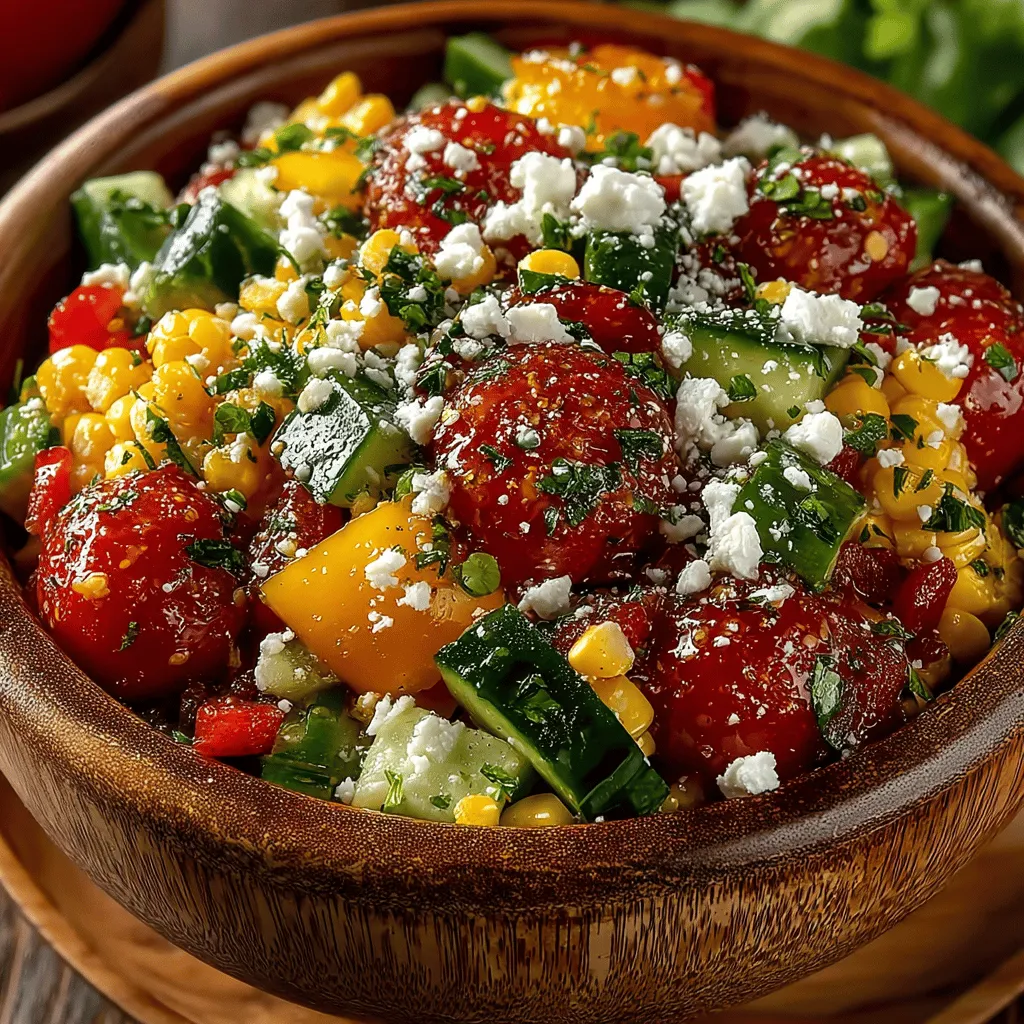 As the sun shines brighter and days grow longer, summer invites us to indulge in the vibrant flavors of seasonal produce. Among the many delightful dishes that celebrate this time of year, the Bright & Zesty Summer Tomato and Corn Salad stands out as a refreshing staple. This salad not only captures the essence of summer with its colorful ingredients but also offers a burst of flavor that makes it the perfect addition to any meal, whether you're enjoying a casual lunch on the patio or hosting a festive gathering.