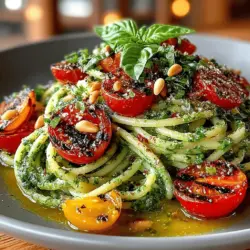 To achieve that perfectly creamy texture, it is crucial to ensure an even coating of the avocado sauce over the pasta. Start by reserving a small amount of the pasta cooking water before draining the pasta. This starchy water can be a game changer, helping to loosen the sauce and make it cling to the pasta beautifully.