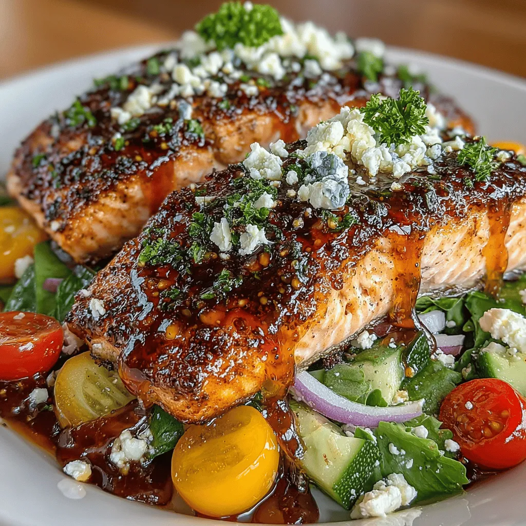 Honey Mustard Glazed Salmon Salad is a delightful dish that marries vibrant flavors with nutritious ingredients. This recipe features succulent salmon fillets glazed with a tangy honey mustard dressing, served atop a bed of fresh greens and colorful vegetables. Incorporating meals like this into your diet is essential, as they offer a delicious way to enjoy health benefits without sacrificing taste. With its balance of protein, healthy fats, and fresh produce, this salad is perfect for a light lunch or a satisfying dinner.