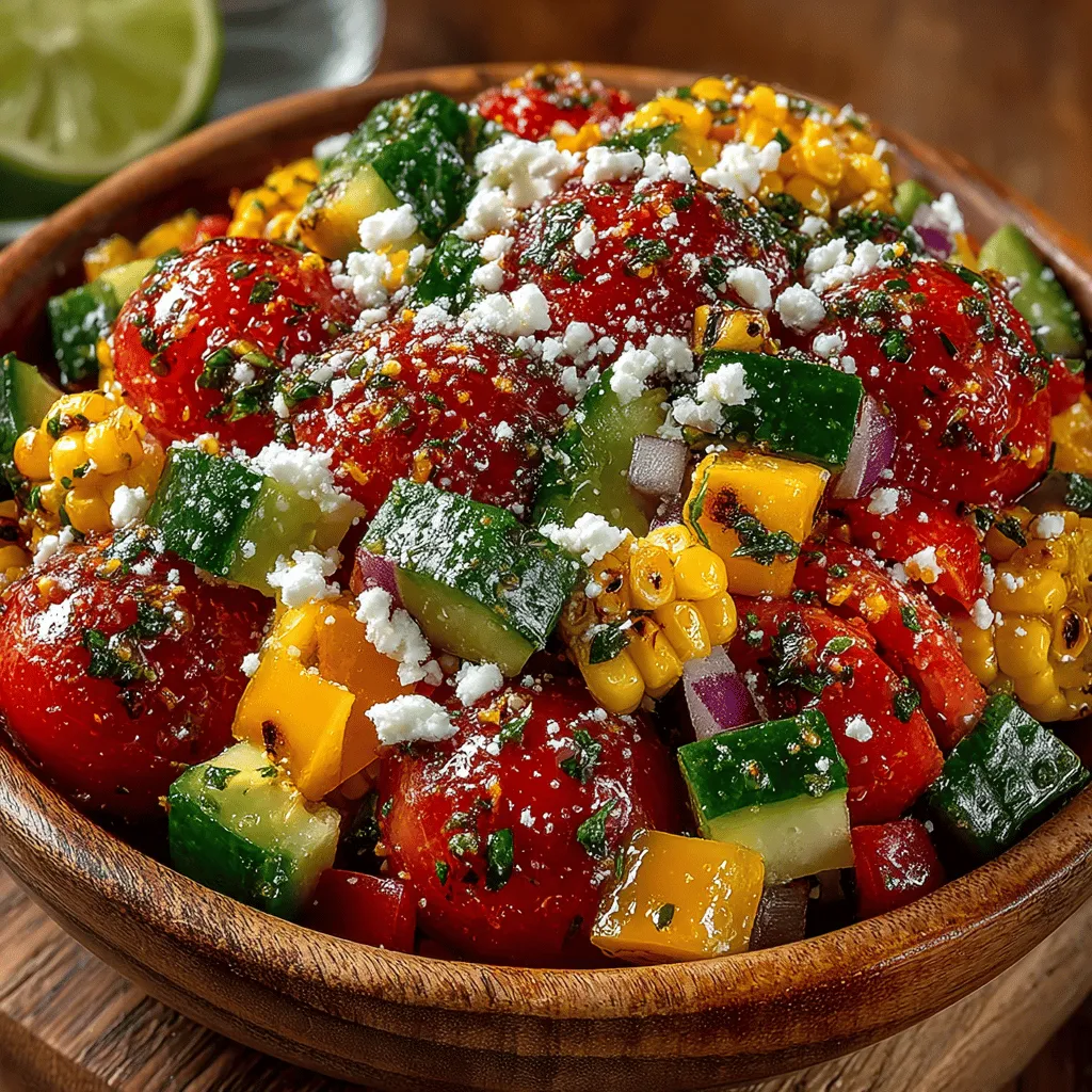 At the heart of the Garden Bliss Tomato & Corn Salad are its star ingredients, each contributing unique flavors and nutritional benefits.