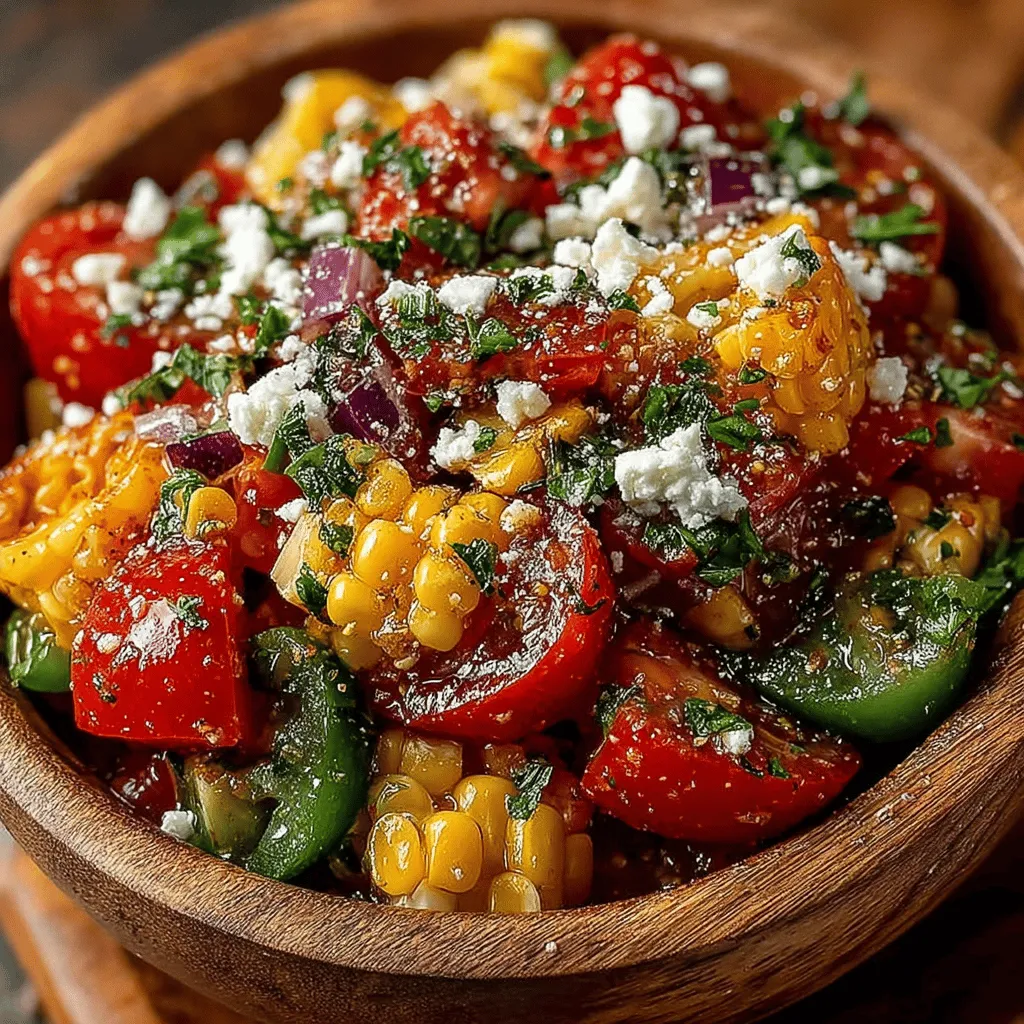 As the warmth of summer envelops us, there's nothing quite like a refreshing salad that captures the essence of the season. The Fresh Summer Tomato and Corn Salad is a vibrant dish that showcases the best of summer produce, making it a staple for picnics, barbecues, and casual family gatherings. This salad not only delights the senses with its burst of colors and flavors but also brings a healthy balance to your meals, making it an ideal choice for those seeking to eat lighter during the hot months.