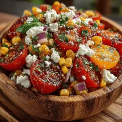 As the warmth of summer envelops us, there's nothing quite like a refreshing salad that captures the essence of the season. The Fresh Summer Tomato and Corn Salad is a vibrant dish that showcases the best of summer produce, making it a staple for picnics, barbecues, and casual family gatherings. This salad not only delights the senses with its burst of colors and flavors but also brings a healthy balance to your meals, making it an ideal choice for those seeking to eat lighter during the hot months.
