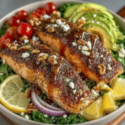 Exploring the world of healthy eating can often lead to delightful culinary discoveries, and this Honey Mustard Glazed Salmon Salad is one such gem. This dish marries the rich flavors of honey and Dijon mustard with fresh greens and succulent salmon, creating a meal that is not only a feast for the taste buds but also a vibrant addition to your meal routine. As more people become health-conscious, incorporating nutrient-dense ingredients into everyday meals is essential, and this salad checks all the boxes. In this article, we will delve into the preparation of this nutritious salad, highlighting its ingredients, cooking methods, and the health benefits it offers.