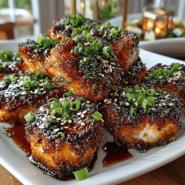 Discover the delightful world of Air Fryer Crispy Teriyaki Salmon Bites, a dish that combines the rich flavors of teriyaki with the health-conscious benefits of air frying. This recipe not only satisfies your taste buds but also provides a nutritious option for those seeking delicious meals without the added calories of traditional frying methods. The air fryer allows for a crispy exterior while keeping the salmon moist and tender, making it a perfect choice for a quick weeknight dinner or a show-stopping appetizer at your next gathering. In this article, we will dive deep into the preparation of these tantalizing salmon bites, exploring each step in detail to ensure you achieve perfect results every time.