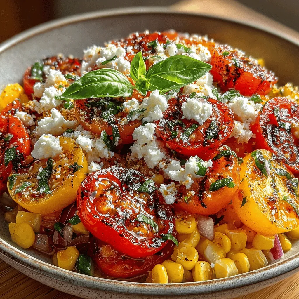 Summer is the season for vibrant colors and fresh flavors, and the Sun-Kissed Tomato & Corn Delight perfectly encapsulates this essence. This dish showcases the beauty of seasonal ingredients, combining juicy heirloom tomatoes with sweet corn to create a delightful medley that is as pleasing to the eye as it is to the palate. Whether you're hosting a summer gathering, planning a picnic, or looking for a light lunch option, this recipe is sure to impress your guests and satisfy your taste buds.
