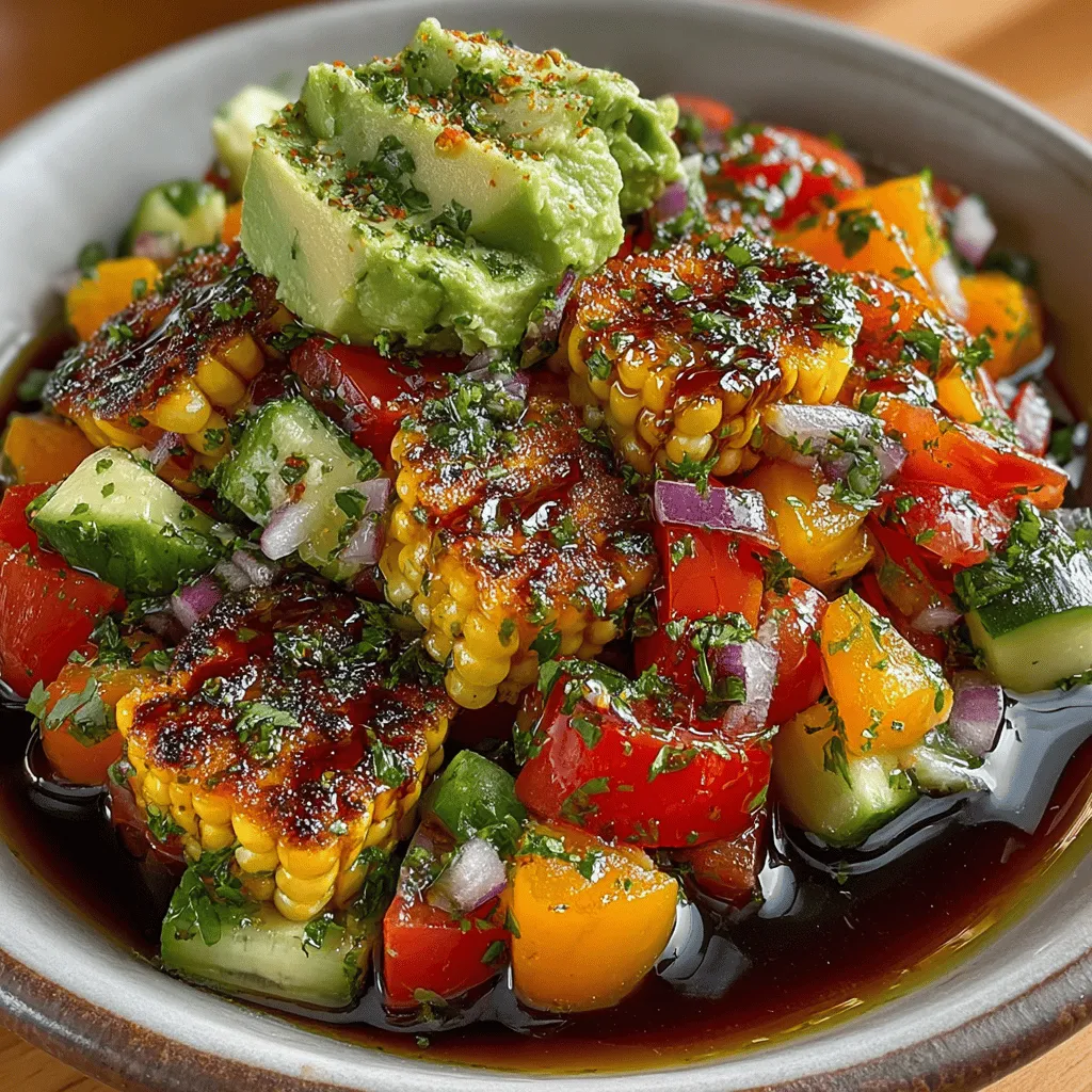As the temperatures rise, nothing beats a refreshing summer salad that captures the vibrant flavors of the season. The Summer Bliss Tomato & Corn Salad is a delightful dish that brings together juicy tomatoes, sweet corn, and fresh herbs, making it an ideal choice for barbecues, picnics, or simply as a light meal. This salad not only bursts with color but also provides numerous health benefits, thanks to its nutrient-dense ingredients. Packed with vitamins, fiber, and antioxidants, this dish is a celebration of summer's bounty, sure to please both your palate and your body.