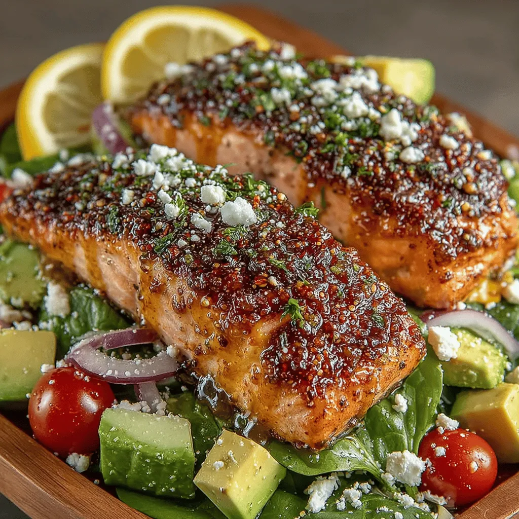 In the world of healthy meals, the Honey Mustard Glazed Salmon Salad stands out as a delightful combination of flavors and textures. This vibrant dish not only pleases the palate but also offers a wealth of nutritional benefits. Incorporating rich omega-3 fatty acids from the salmon, fresh greens, and the creamy goodness of avocado, this salad is a perfect choice for a light lunch or a satisfying dinner. In this article, we will explore the recipe’s ingredients, the step-by-step preparation process, and tips for presentation, ensuring you can recreate this culinary delight with ease.
