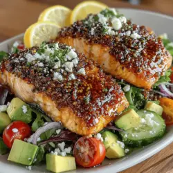 In the world of healthy meals, the Honey Mustard Glazed Salmon Salad stands out as a delightful combination of flavors and textures. This vibrant dish not only pleases the palate but also offers a wealth of nutritional benefits. Incorporating rich omega-3 fatty acids from the salmon, fresh greens, and the creamy goodness of avocado, this salad is a perfect choice for a light lunch or a satisfying dinner. In this article, we will explore the recipe’s ingredients, the step-by-step preparation process, and tips for presentation, ensuring you can recreate this culinary delight with ease.