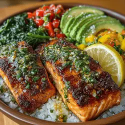 Grilled Lemon Garlic Salmon Bowls are a delightful and nutritious meal that perfectly balances flavors and textures. Combining the richness of salmon, the freshness of vibrant vegetables, and the aromatic zest of lemon and garlic, this dish is not only visually appealing but also packed with healthy ingredients. In this article, we'll explore the step-by-step process for creating these bowls, the health benefits of the ingredients, and tips for customizing your meal. Whether you’re prepping for a busy weeknight dinner or entertaining guests, these bowls are sure to impress.