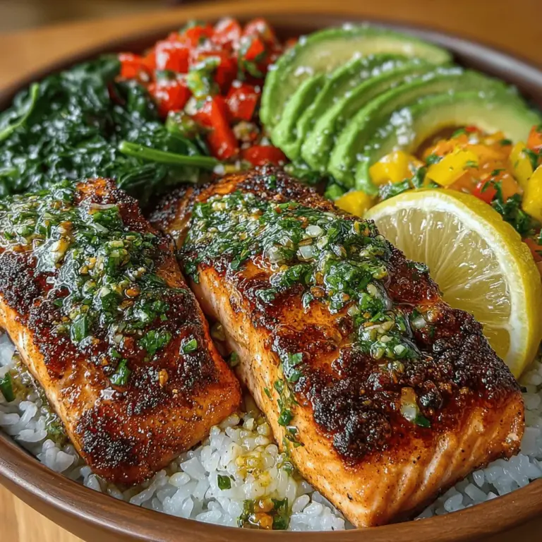 Grilled Lemon Garlic Salmon Bowls are a delightful and nutritious meal that perfectly balances flavors and textures. Combining the richness of salmon, the freshness of vibrant vegetables, and the aromatic zest of lemon and garlic, this dish is not only visually appealing but also packed with healthy ingredients. In this article, we'll explore the step-by-step process for creating these bowls, the health benefits of the ingredients, and tips for customizing your meal. Whether you’re prepping for a busy weeknight dinner or entertaining guests, these bowls are sure to impress.
