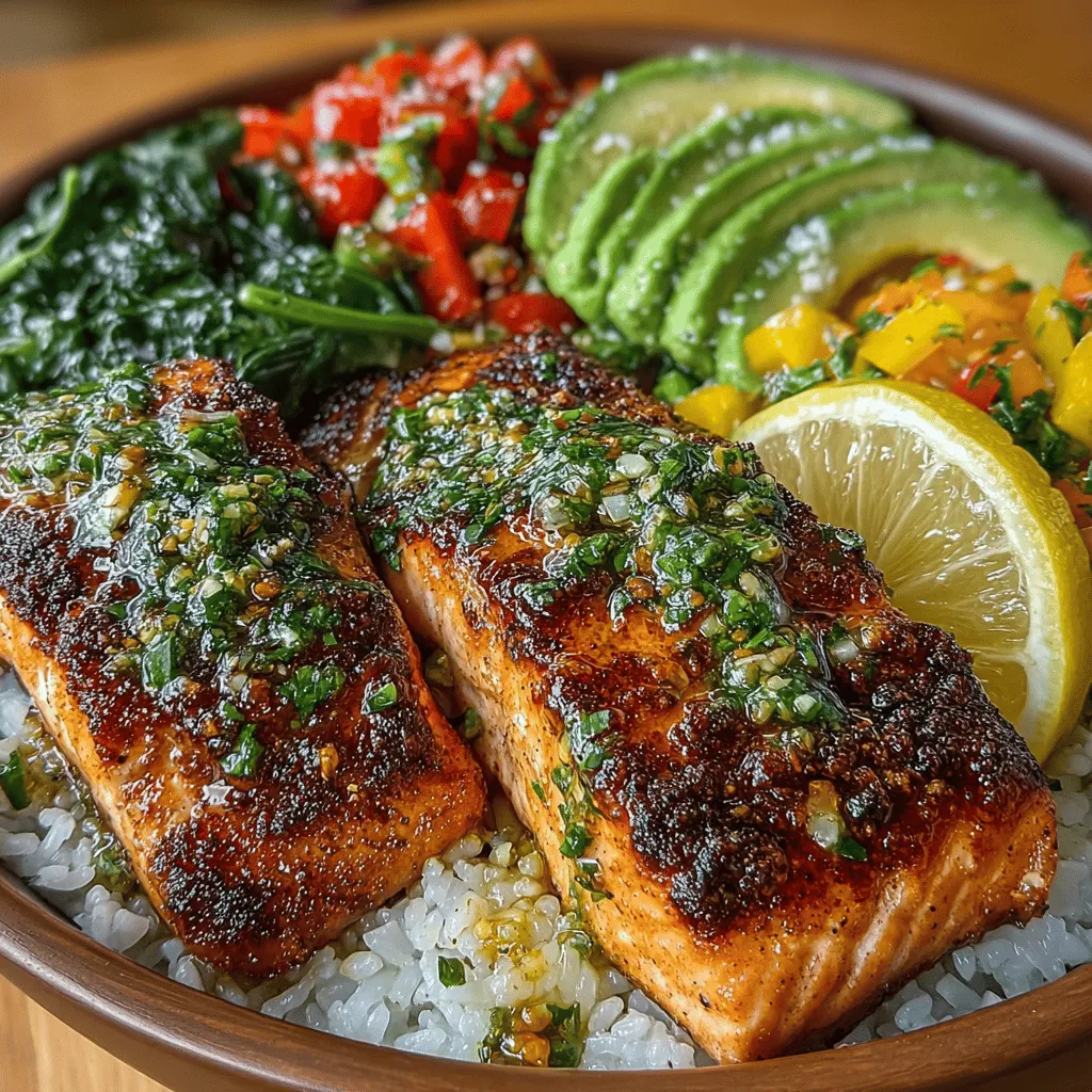 Grilled Lemon Garlic Salmon Bowls are a delightful and nutritious meal that perfectly balances flavors and textures. Combining the richness of salmon, the freshness of vibrant vegetables, and the aromatic zest of lemon and garlic, this dish is not only visually appealing but also packed with healthy ingredients. In this article, we'll explore the step-by-step process for creating these bowls, the health benefits of the ingredients, and tips for customizing your meal. Whether you’re prepping for a busy weeknight dinner or entertaining guests, these bowls are sure to impress.