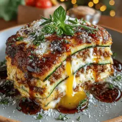 Zucchini Bliss Lasagna Bake: A Delicious Low-Carb Alternative