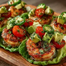 In the world of light and refreshing meals, Zesty Garlic Lime Shrimp Lettuce Wraps stand out as a vibrant and flavorful choice. Perfect for summer gatherings or a quick weeknight dinner, these wraps combine succulent shrimp marinated in a zesty garlic-lime mixture, nestled in crisp lettuce leaves, and topped with fresh avocado and tomatoes. This article will guide you through the recipe step-by-step while highlighting the health benefits and flavor profiles of each ingredient, ensuring that you can recreate this dish with confidence.