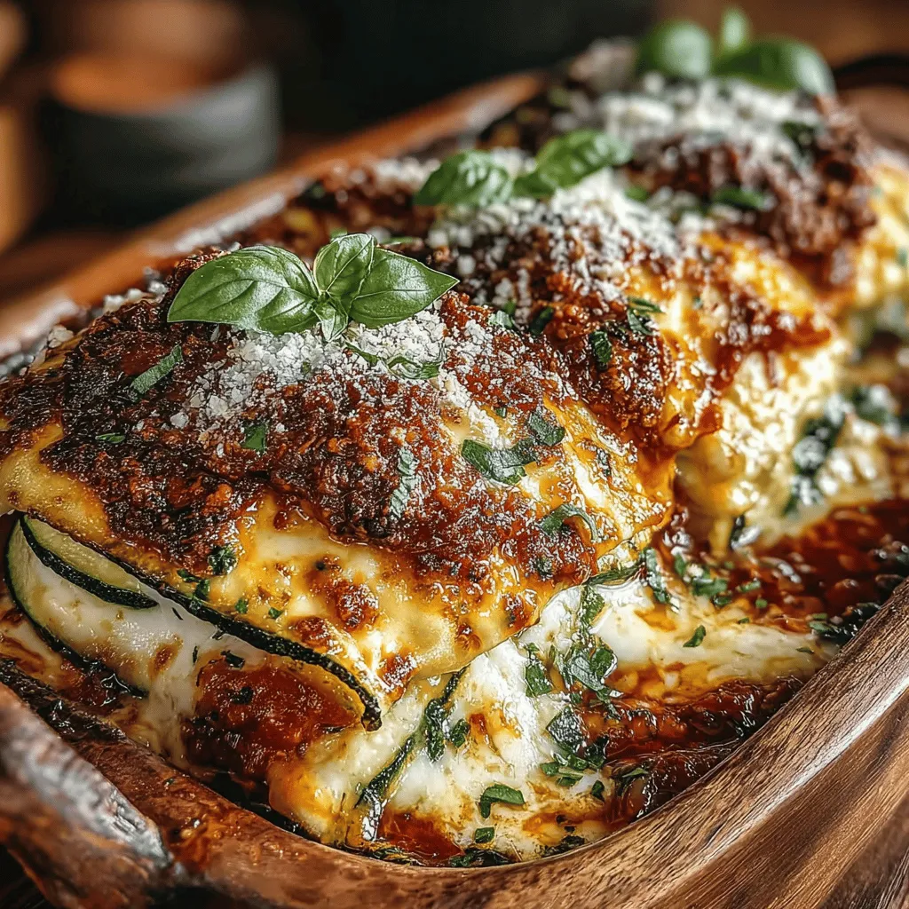 Zucchini Delight Lasagna Bake is an innovative and nutritious reinterpretation of the beloved classic lasagna. This dish takes advantage of zucchini as a low-carb substitute for traditional pasta, offering a lighter alternative without sacrificing flavor or satisfaction. Packed with protein and rich in flavors, this lasagna bake is ideal for families, health-conscious individuals, and anyone looking to enjoy a delicious meal that aligns with their dietary goals.