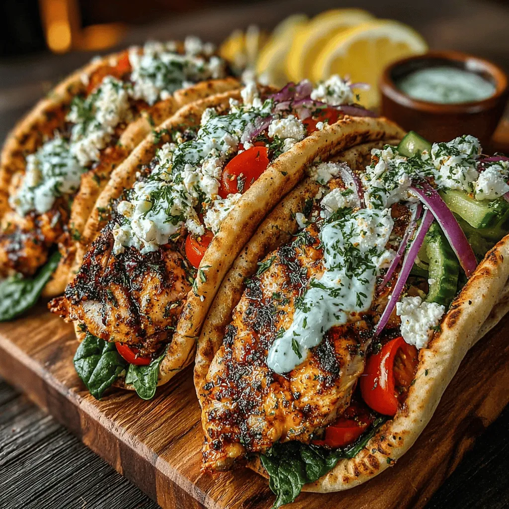 Healthy eating is not just a trend; it's a lifestyle choice that emphasizes the importance of fresh, wholesome ingredients. Mediterranean flavors, particularly from Greek cuisine, exemplify this concept with their vibrant and diverse ingredients. Greek dishes are known for their rich history and delightful combinations of flavors, making them a popular choice for those seeking both taste and nutrition. The Zesty Healthy Greek Chicken Pita Wraps perfectly encapsulate the essence of Greek cooking, combining grilled chicken, fresh vegetables, and a creamy yogurt dressing, all wrapped in a whole wheat pita. This recipe serves as a delicious and nutritious meal option that is easy to prepare and satisfying to eat.